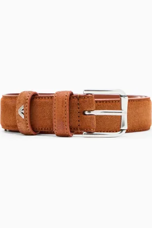 Emporio Armani Gürtel aus Veloursleder