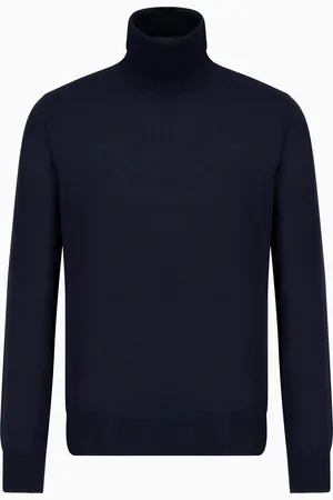 Emporio Armani Rollkragenpullover aus reiner Schurwolle