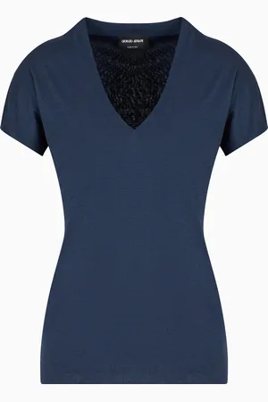 Giorgio Armani Top mit V-Ausschnitt