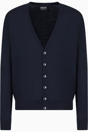 Giorgio Armani Geknöpfter Cardigan aus Schurwolle