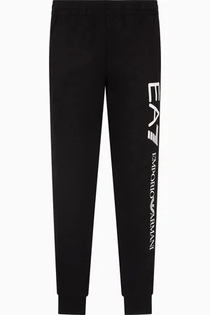 EA7 Logo Series Jogginghose aus Baumwolle