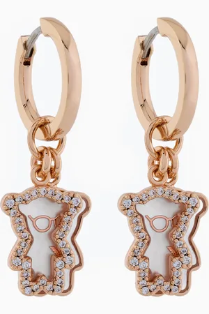 Emporio Armani Creolen aus roségoldfarbenem Messing