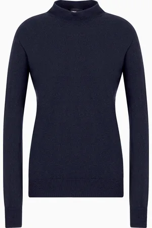 Giorgio Armani Pullover mit Stehkragen aus reinem Kaschmir