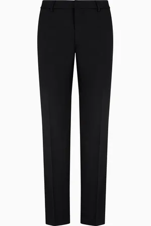 Emporio Armani Chino-Hose aus leichtem Twill aus einer Schurwollmischung