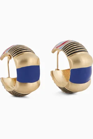 Giorgio Armani Ohrringe aus emailliertem Metall