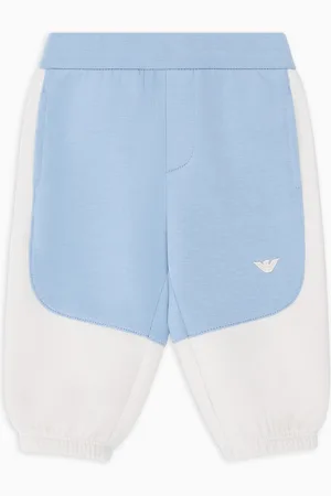 Emporio Armani ASV Jogginghose mit Colorblock-Details aus doppellagigem Jersey