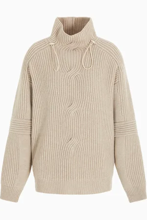 Giorgio Armani Stehkragenpullover Neve aus Kaschmir in Rippenstrick