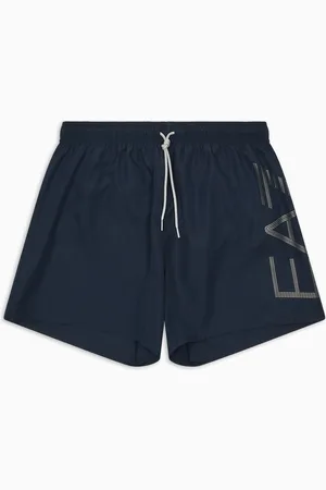 EA7 Badeboxershorts mit Maxi-Logo