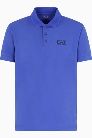 EA7 Core Identity Poloshirt aus Baumwollstretch
