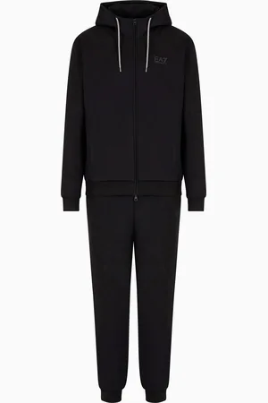 EA7 Visibility Trainingsanzug aus einer weichem Baumwollsweat-Mischung