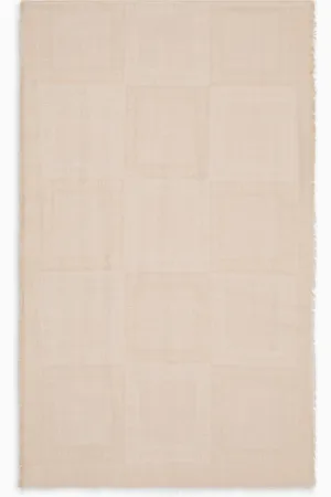 Emporio Armani Stola aus Modal-Mischung mit Allover-Logo aus Jacquard-Stoff