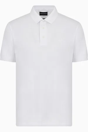 Emporio Armani ASV Poloshirt aus Jersey-Lyocell-Mischung