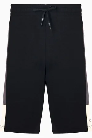 EA7 Summer Block Bermudashorts aus Baumwoll-Mischung