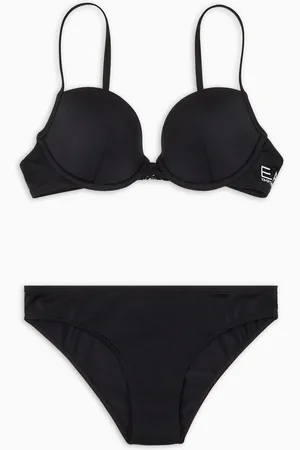 EA7 Push-up-Bralette-Bikini mit Logo