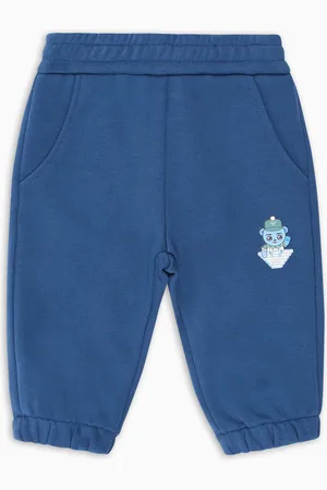 Emporio Armani ASV Jogginghose aus Bio-Jersey mit Manga Bear Crew Print