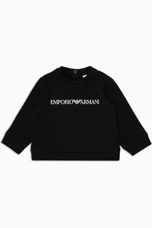 Emporio Armani Sweatshirt aus Modalmischgewebe mit Logo