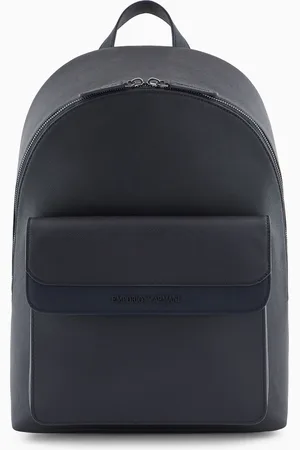 Emporio Armani ASV Rucksack aus wiederaufbereitetem Saffiano und recyceltem Nylon