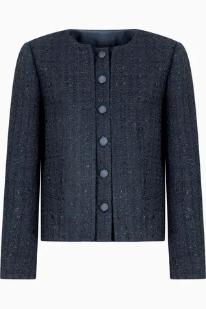 Emporio Armani Jacke aus Lurex-Tweed