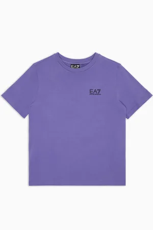 EA7 Core Identity Boy T-Shirt mit Rundhalsausschnitt aus Baumwolle