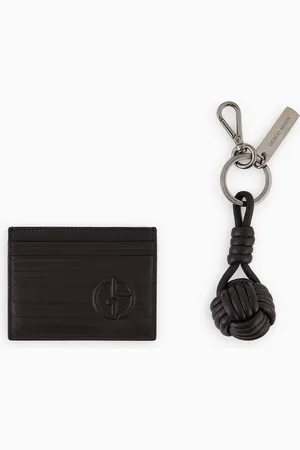 Giorgio Armani Geschenkbox bestehend aus einem Kartenetui und einem Schlüsselanhänger