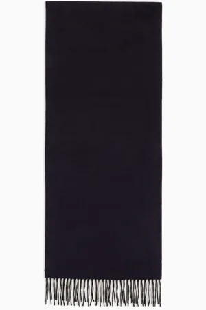 Giorgio Armani Zweifarbiger Schal aus Wolle und Seide