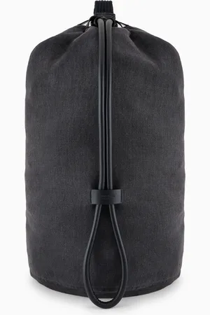 Giorgio Armani Rucksack aus Leinen-Canvas