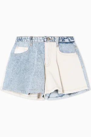 Emporio Armani Shorts aus Denim mit Colorblock