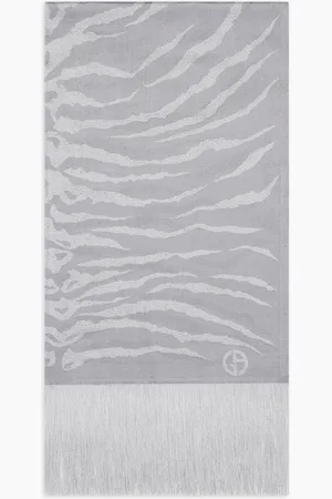 Giorgio Armani Stola aus einer Viskose-Seiden-Mischung in Jacquard-Verarbeitung