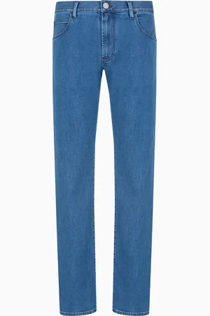 Giorgio Armani Five-Pocket-Hose in Regular Fit aus elastischem Baumwolldenim