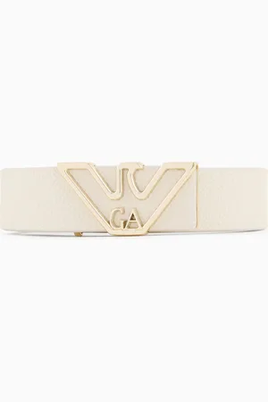 Emporio Armani Gürtel mit Adler-Plakette mit Hirsch-Print