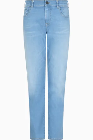 Emporio Armani Jeans J36 mit mittelhohem Bund und geradem Bein aus Stretch-Denim