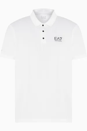 EA7 Zweifarbiges Tennis Pro Poloshirt aus VENTUS7-Funktionsgewebe