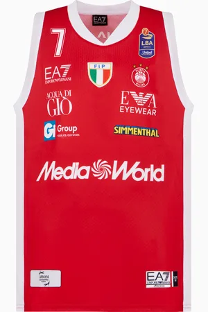 EA7 Replika-Tanktop der Olimpia Milano 24/25 Championship
