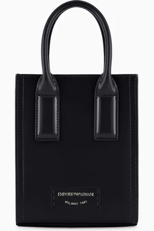 Emporio Armani Minitasche mit gebürstetem Schultergurt