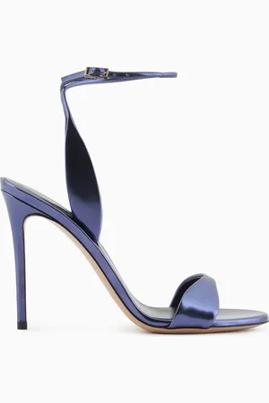 Giorgio Armani Absatz-Sandalen aus laminiertem Leder