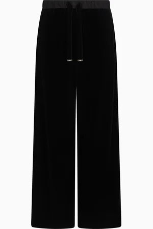 Emporio Armani Hose aus Chenille mit elastischem Bund