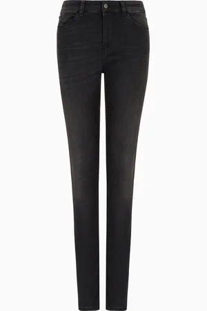 Emporio Armani Jeans J18 High Waist Skinny Leg aus Komfort-Denim mit Stone-Wash-Behandlung
