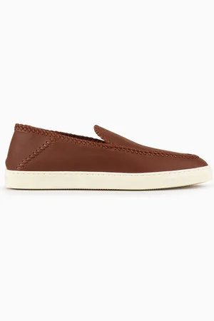 Giorgio Armani Gallery 3 Slip-On aus Nappaleder