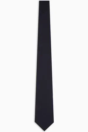 Emporio Armani Krawatte aus reiner Seide mit Jacquard-Monogramm