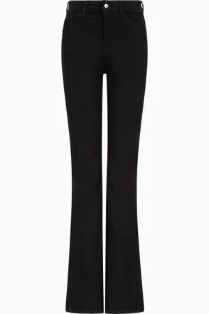 Emporio Armani Jeans J47 mit mittelhohem Bund und ausgestelltem Bein aus Comfort-Denim