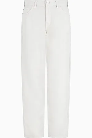 Emporio Armani Jeans J90 in Karottenpassform, gefertigt aus einer Denim-Lyocell-Leinen-Mischung ASV