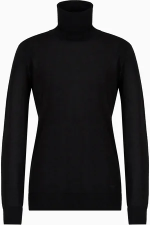 Emporio Armani Rollkragenpullover aus reiner Schurwolle