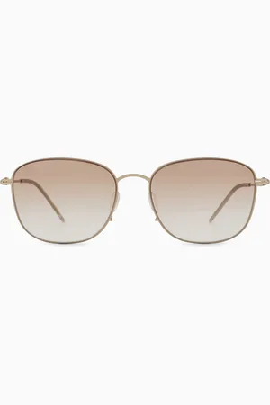 Giorgio Armani Sonnenbrille mit Pillow-Fassung