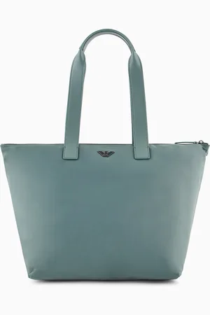 Emporio Armani Mittelgroßer ASV Shopper aus recyceltem Nylon