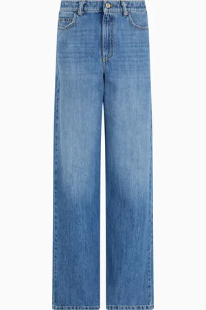 Emporio Armani Jeans J4B mit mittelhohem Bund und geradem Bein aus Denim