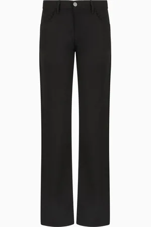 Giorgio Armani Five-Pocket-Hose in Regular Fit aus Schurwolle