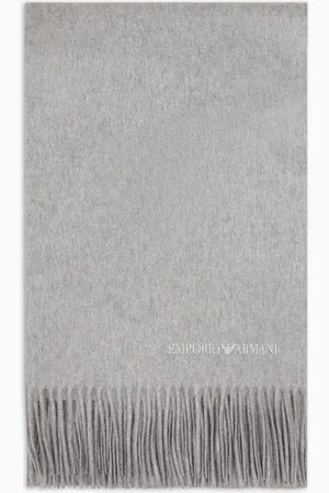 Emporio Armani Schal aus Kaschmirstoff