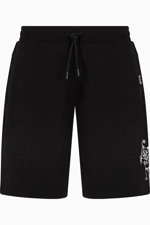 EA7 Graphic Series Bermudashorts aus Baumwolle