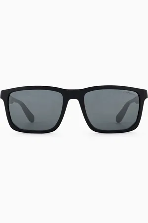 Emporio Armani Sonnenbrille mit rechteckiger Fassung für Herren