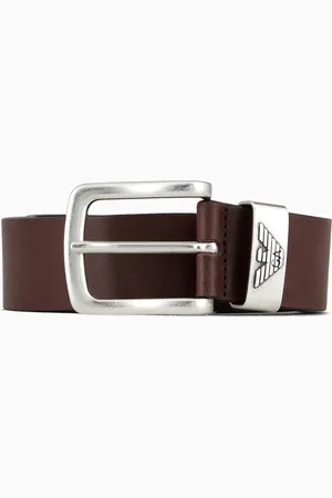 Emporio Armani Gürtel aus Leder mit Logo-Schnalle